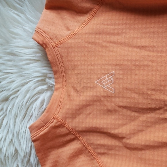 7 Mesh cycling base layer thermal long sleeve small orange - Picture 7 of 11